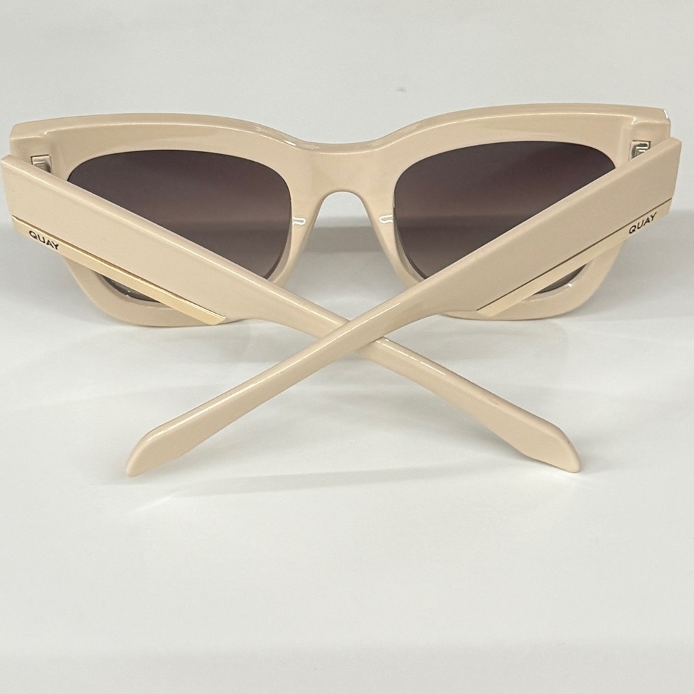 QUAY AUSTRALIA By The Way Sunglasses - Champagne/Brown - Picture 8 of 11